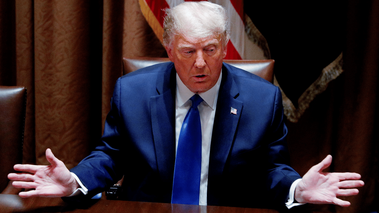 US President Trump. Credits: Reuters Photo