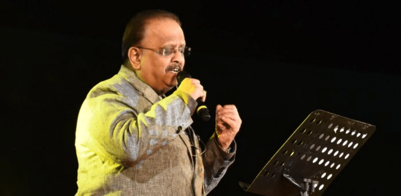 The legendary SPB passed away on Friday. Credit: DH Photo