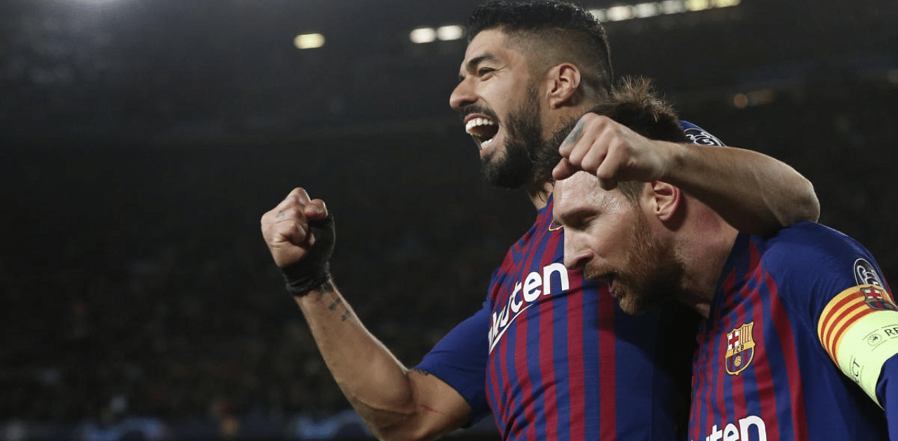 The 33-year-old Suarez moves to Atletico on a two-year contract on a free transfer, although, if he does well, Barcelona could receive some money. Credit: AFP Photo