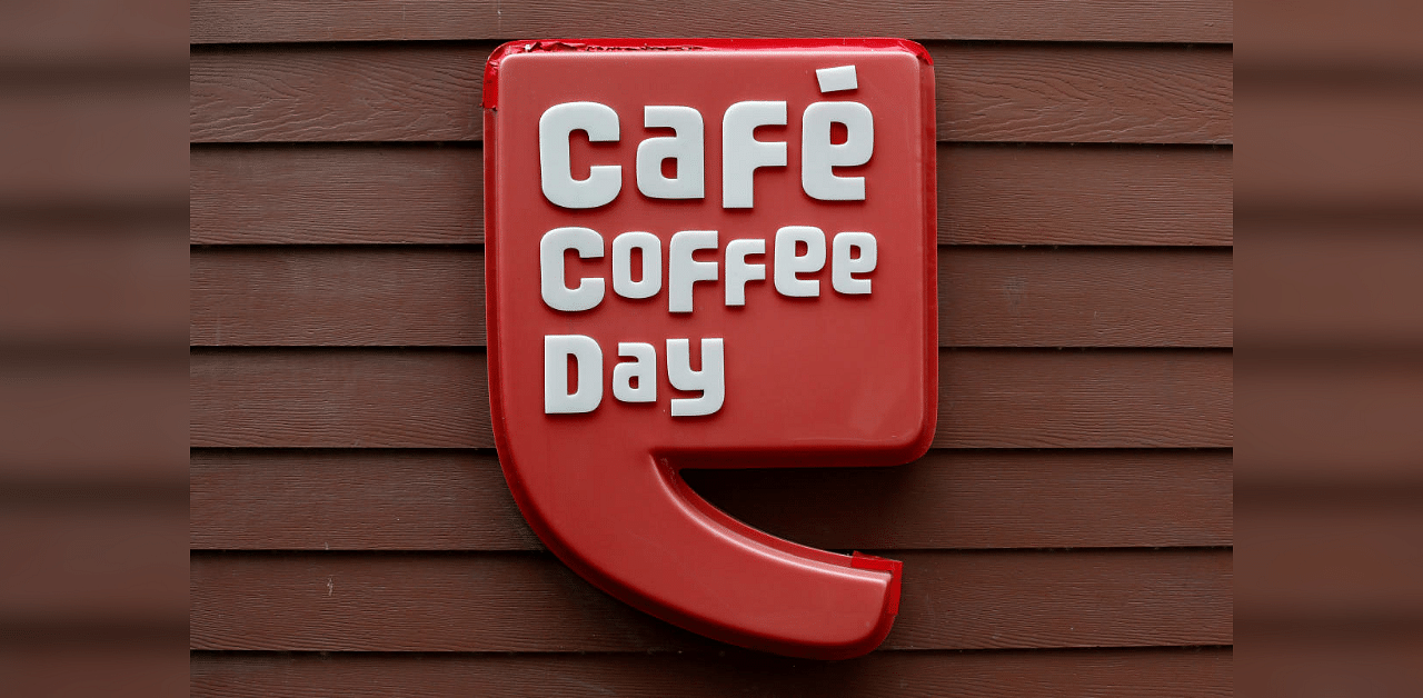 The logo of Cafe Coffee Day. Credit: Reuters
