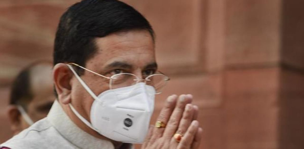 Parliamentary Affairs Minister Prahlad Joshi. Credit: PTI Photo