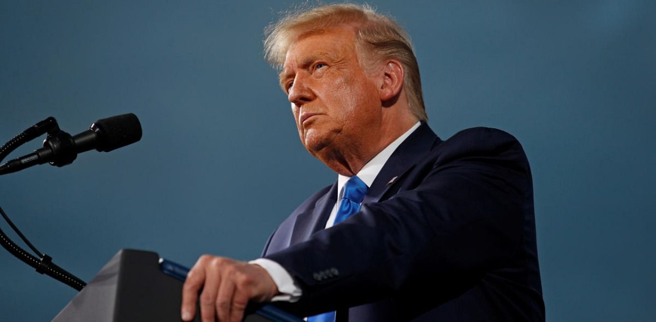 Trump's speech served up a clear political attack, as he accused Democrats of wanting to unleash a “socialist nightmare” on the US health care system. Credit: Reuters