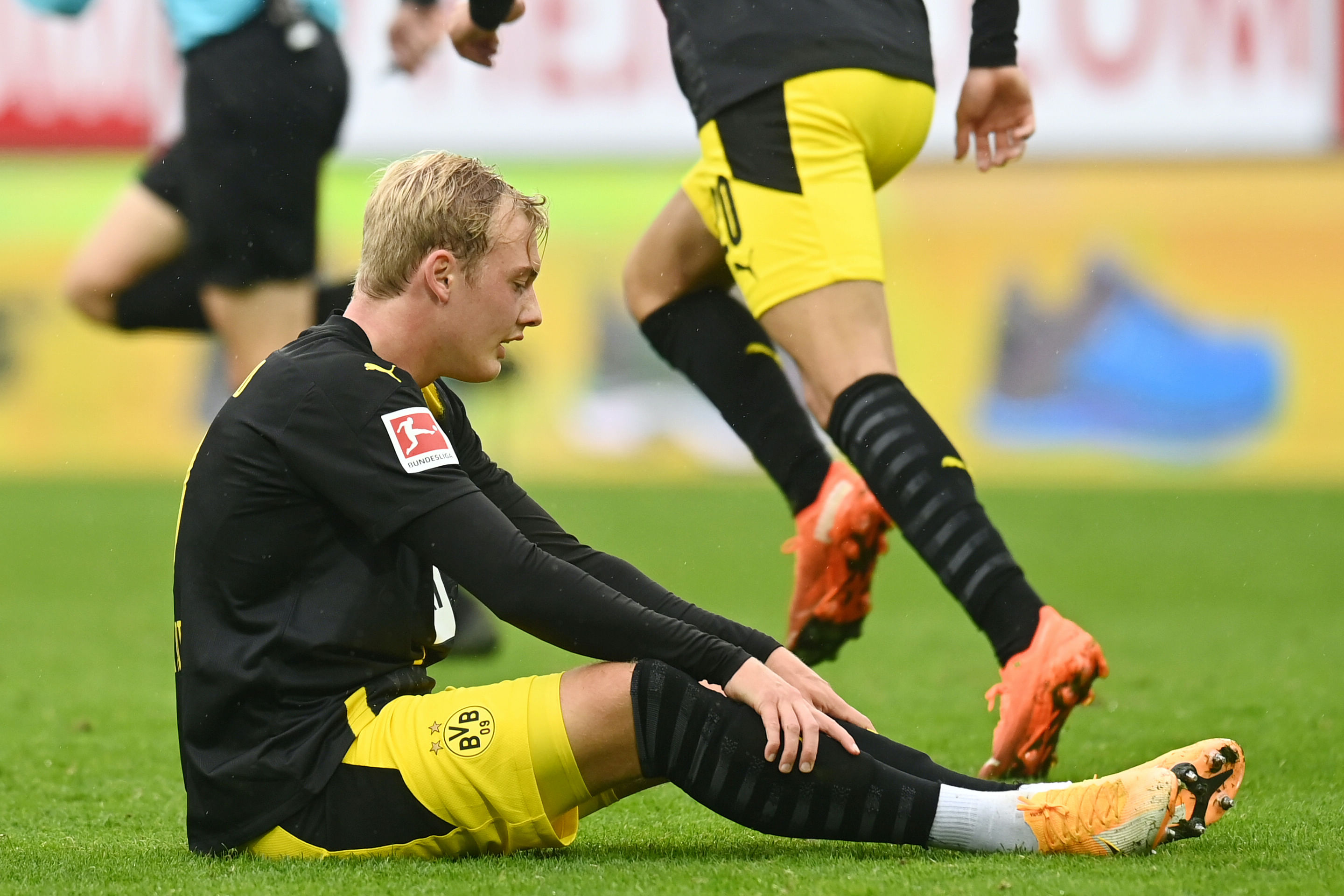 Borussia Dortmund's Julian Brandt reacts after the match. Credit: REUTERS