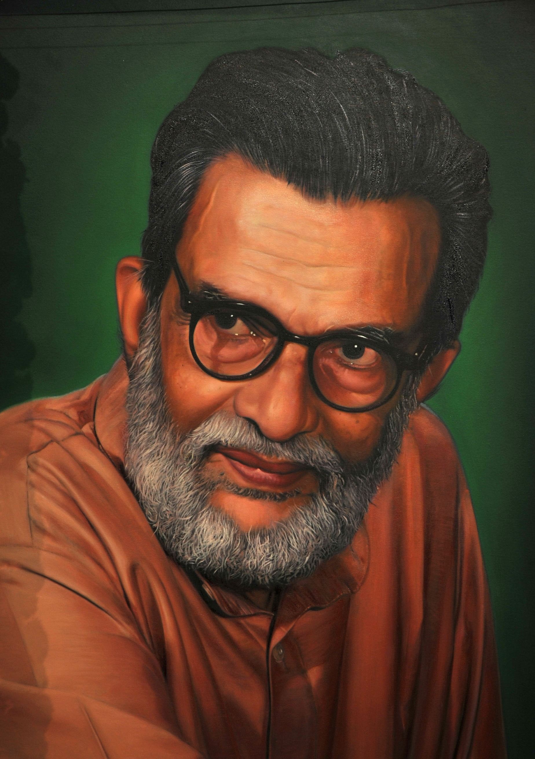 A portrait of B V Karanth