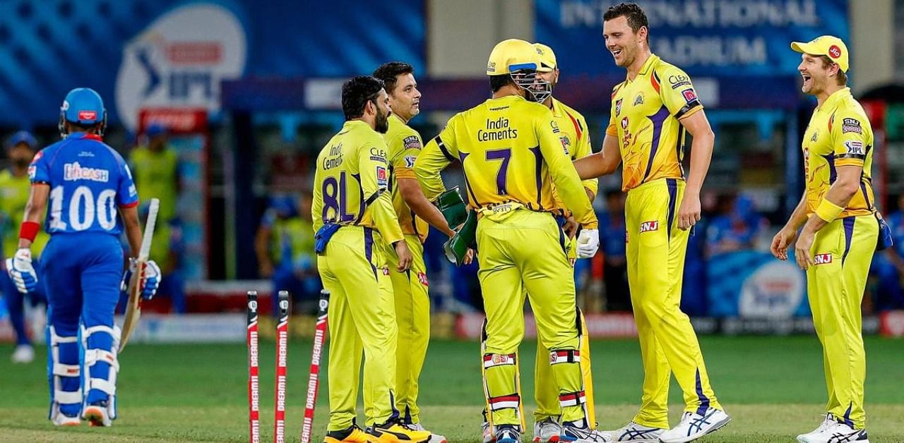 It was CSK's third match and second defeat after beating defending champions Mumbai Indians in the tournament opener. Credit: PTI