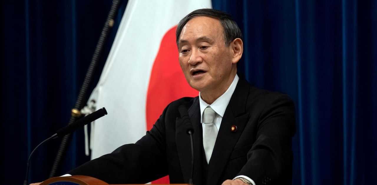 Japan's Prime Minister Yoshihide Suga. Credit: Reuters Photo
