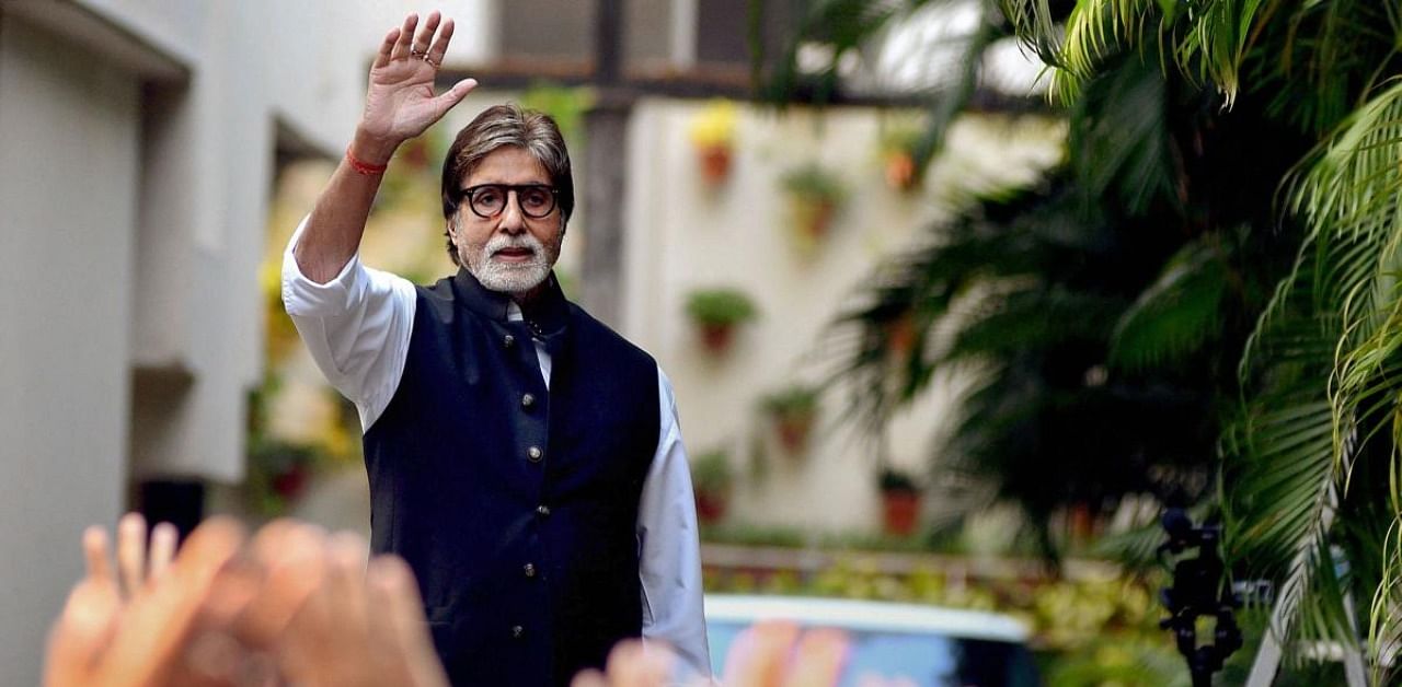 Bollywood actor Amitabh Bachchan. Credit: PTI