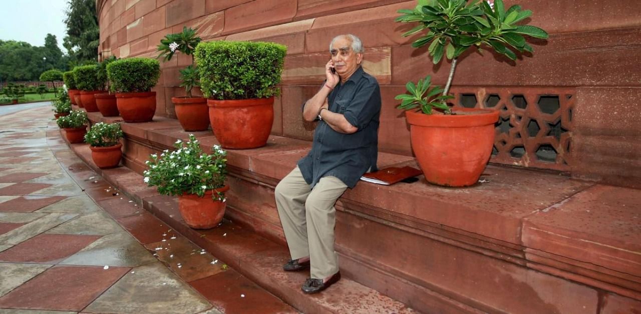 Former Union Minister Jaswant Singh in New Delhi. Credit: PTI