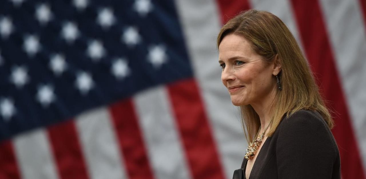 Judge Amy Coney Barrett. Credit: AFP Photo