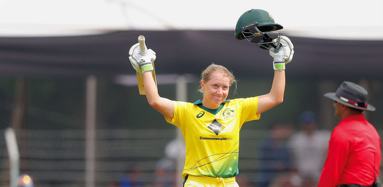 Australian wicket-keeper batswoman Alyssa Healy. Credit: PTI Photo