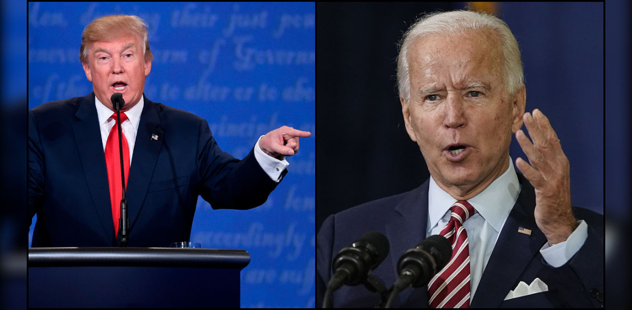US President Donald Trump demanded Sunday that his Democratic rival Joe Biden take a drug test either before or after the pair's first debate on Tuesday. Credit: AFP Photos