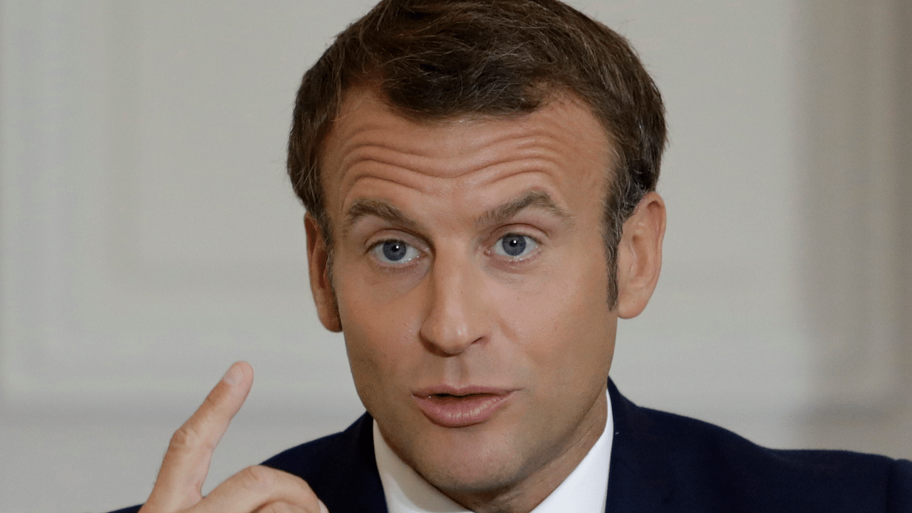 French President Emmanuel Macron. Credits: AP Photo