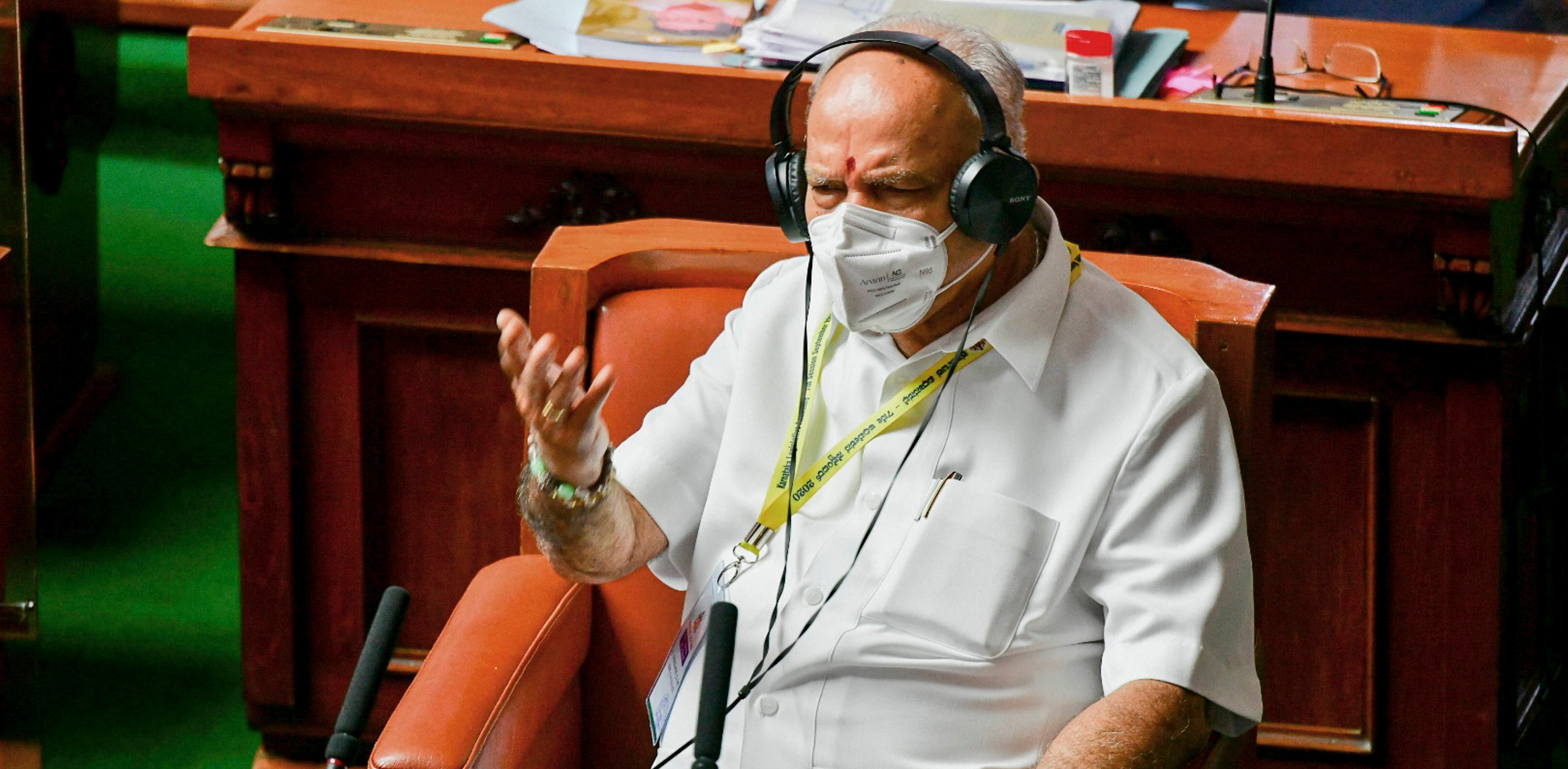 Yediyurappa termed the bandh as a “conspiracy” by farmer leaders and the Opposition Congress. Credit: PTI