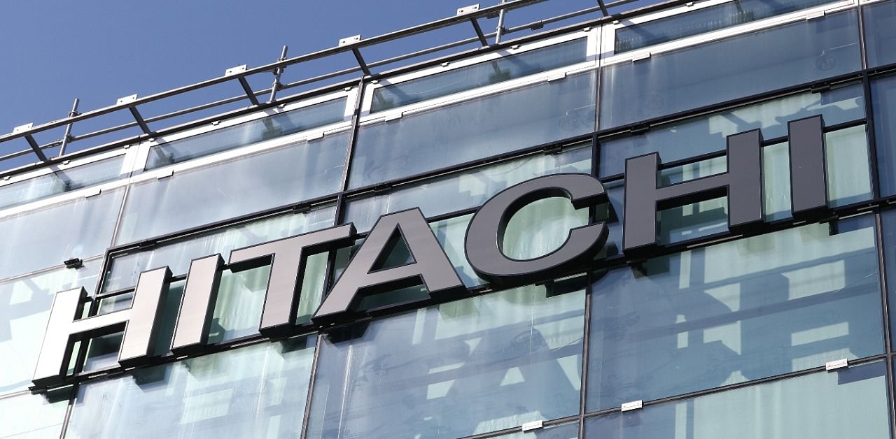 The logo of Hitachi. Credit: Reuters Photo