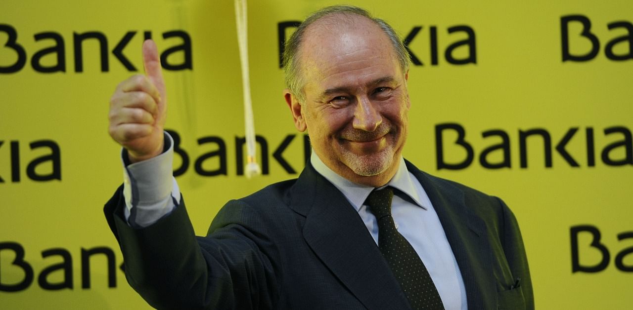 Bankia's Chairman Rodrigo Rato. Credit: AFP Photo