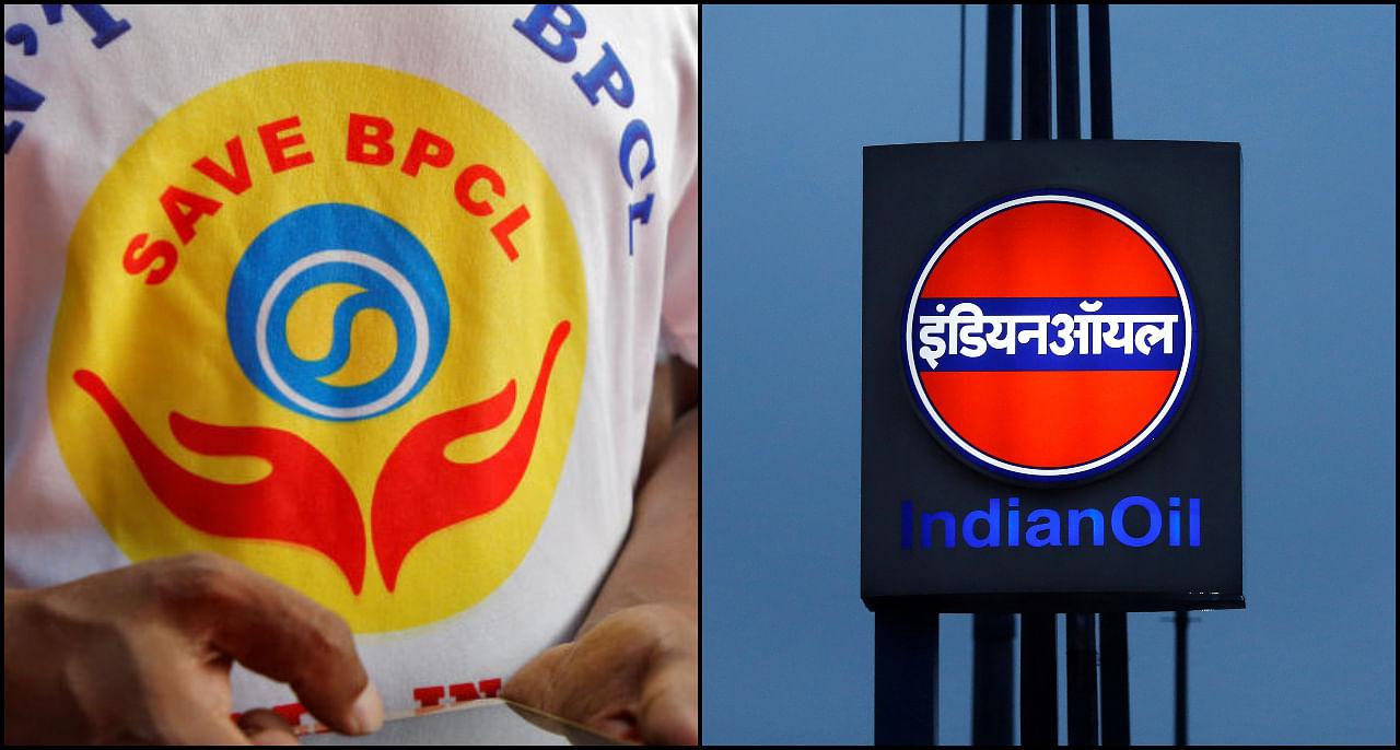 Bharat Petroleum Corp. (L) and Indian Oil Corp. Credit: Reuters Photos