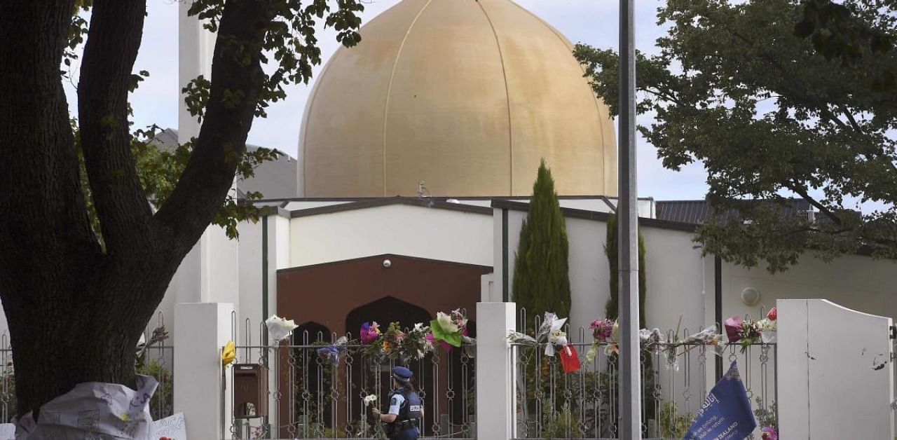 The Al Noor mosque in New Zealand. Credit: AFP