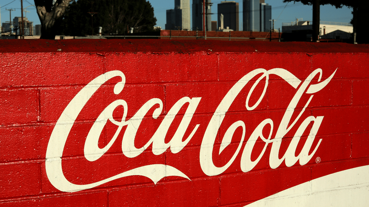 The wall of the Coca Cola bottling plant is seen in Los Angeles. Credits: Reuters Photo
