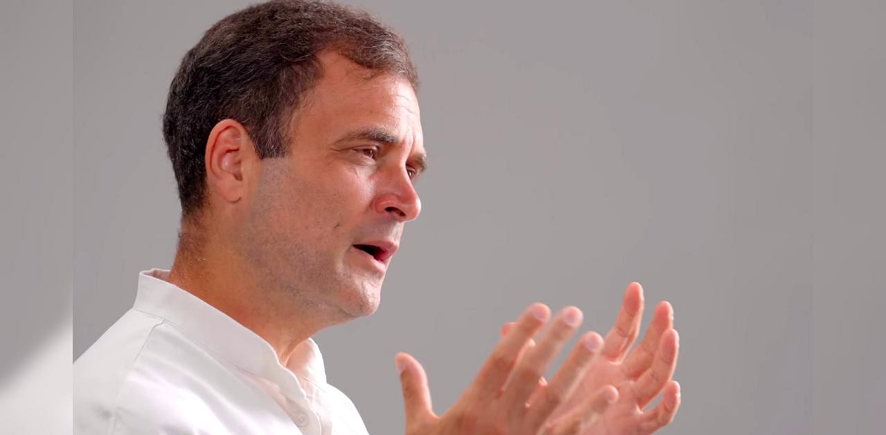 "There is no difference between the agriculture laws and demonetisation & GST," Rahul Gandhi said. Credit: PTI