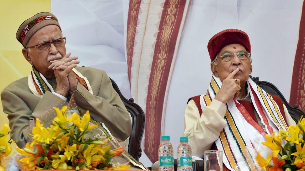 Advani and Joshi hailed the judgement, saying it vindicated their commitment to the Ram Janmabhoomi movement and that the programmes were not under any conspiracy. Credit: PTI/file photo.