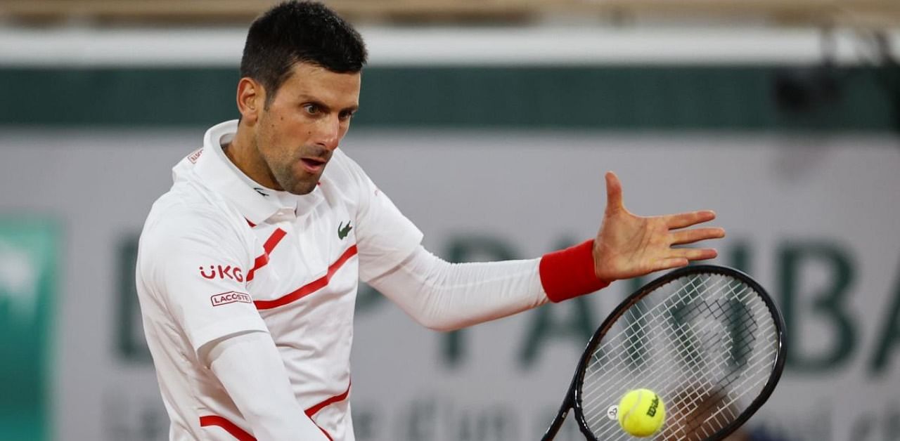 Serbia's Novak Djokovic. Credit: AFP
