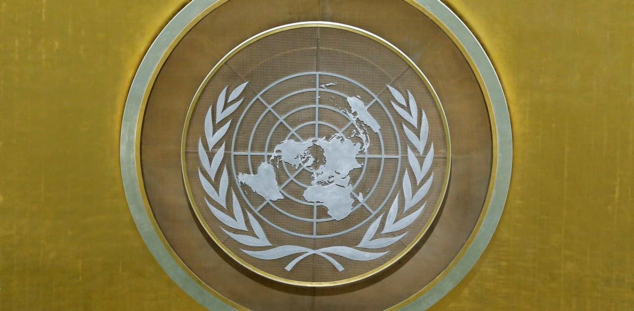 The United Nations emblem. Credit: Reuters