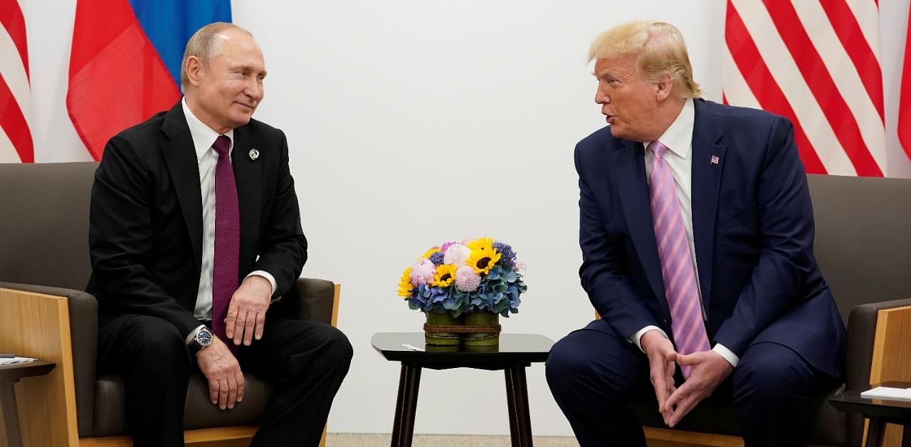 Russia's President Vladimir Putin and U.S. President Donald Trump. Credit: Reuters Photo