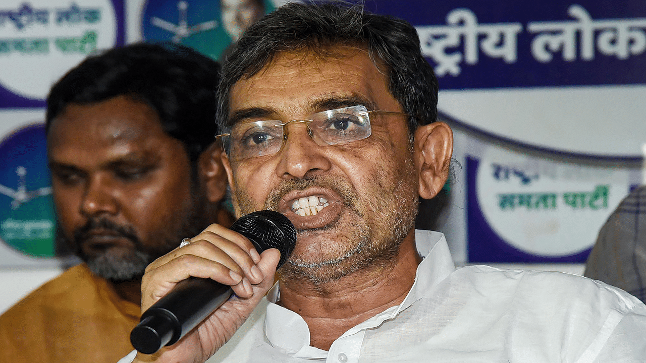 Rastriya Lok Samta Party (RLSP) chief Upendra Kushwaha. Credits: PTI Photo