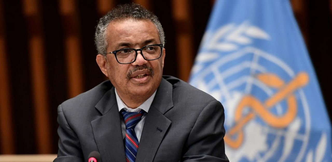 In a tweet, Tedros wished the couple "a full and speedy recovery" as he echoed well wishes from around the world. Credit: Reuters