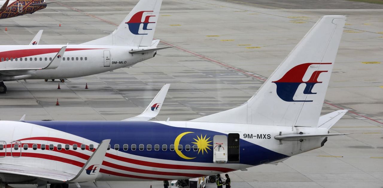 Malaysia Airlines planes are pictured at Kuala Lumpur International Airport in Sepang, Malaysia. Credit: Reuters