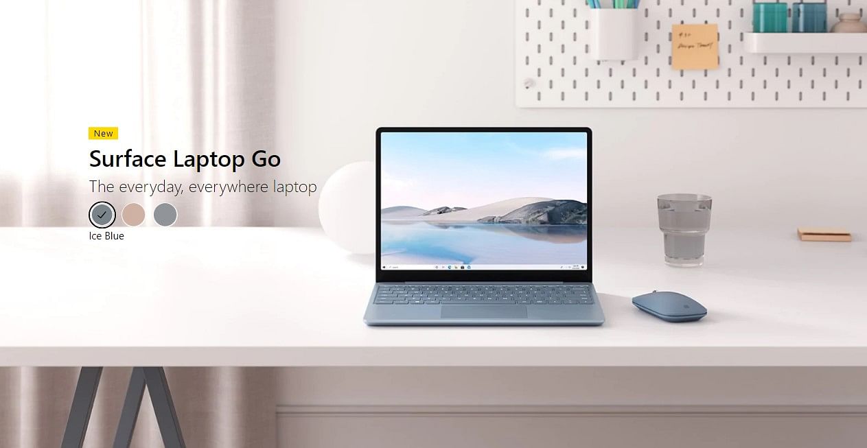Surface Laptop Go series launched. Credit: Microsoft