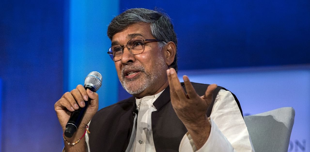 Nobel laureate Kailash Satyarthi. Credit: Reuters Photo