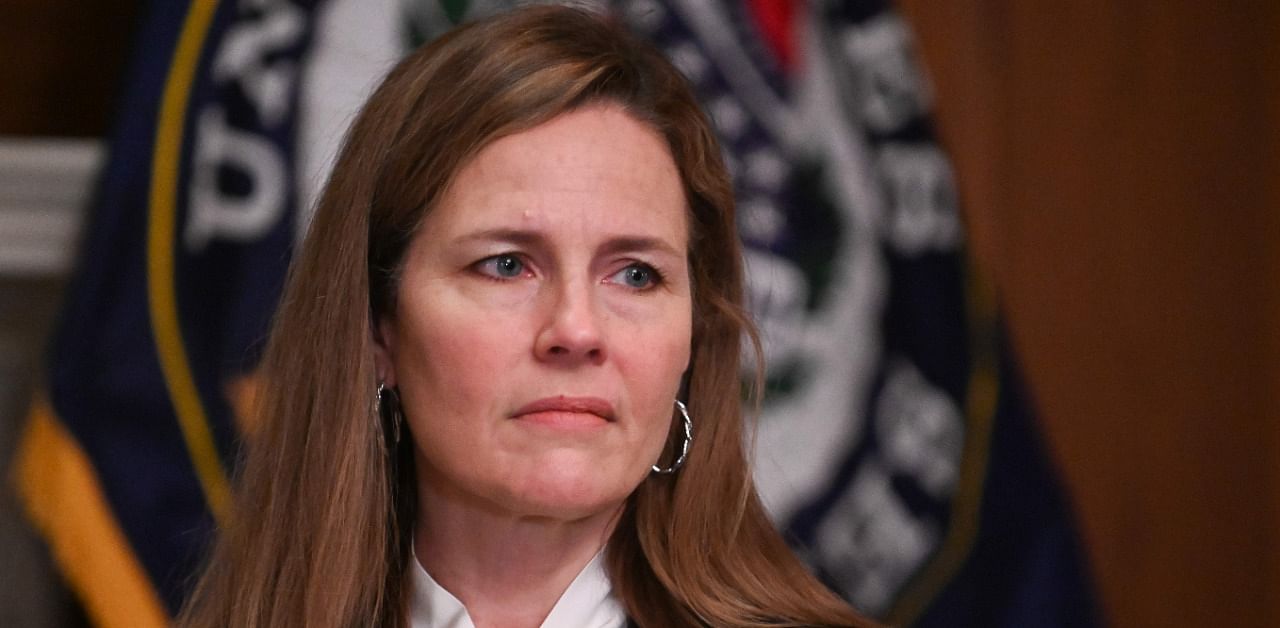 Judge Amy Coney Barrett is nominated to the US Supreme Court by President Donald Trump. Credit: AFP Photo