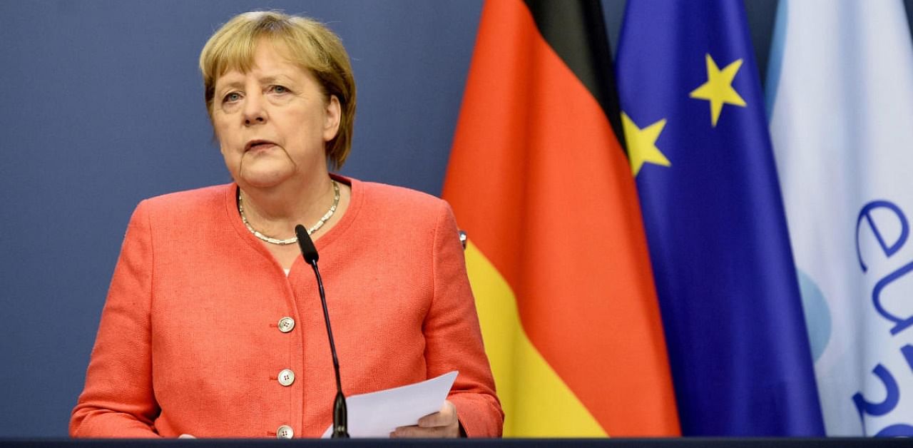 “We have achieved a lot in these 30 years,” Chancellor Angela Merkel. Credit: AP/PTI