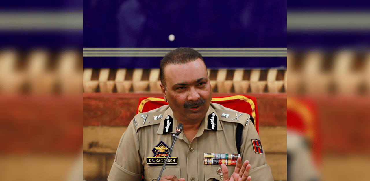  Director General of Jammu and Kashmir Police Dilbag Singh. Credit: PTI Photo