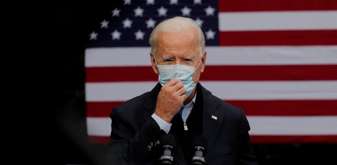 Democratic US presidential nominee Joe Biden. Credit: Reuters