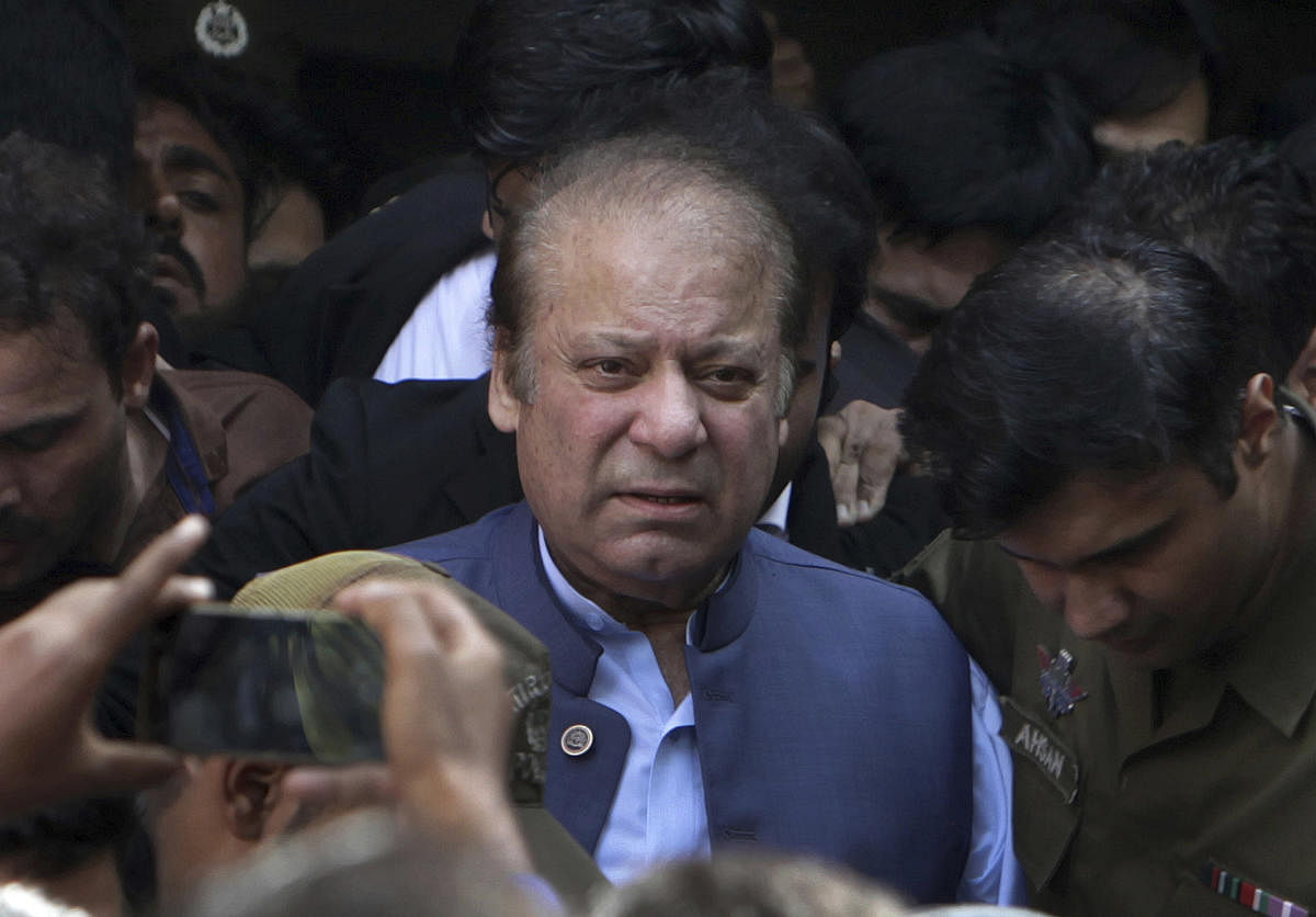 Former Pakistani Prime Minister Nawaz Sharif. Credit: AP