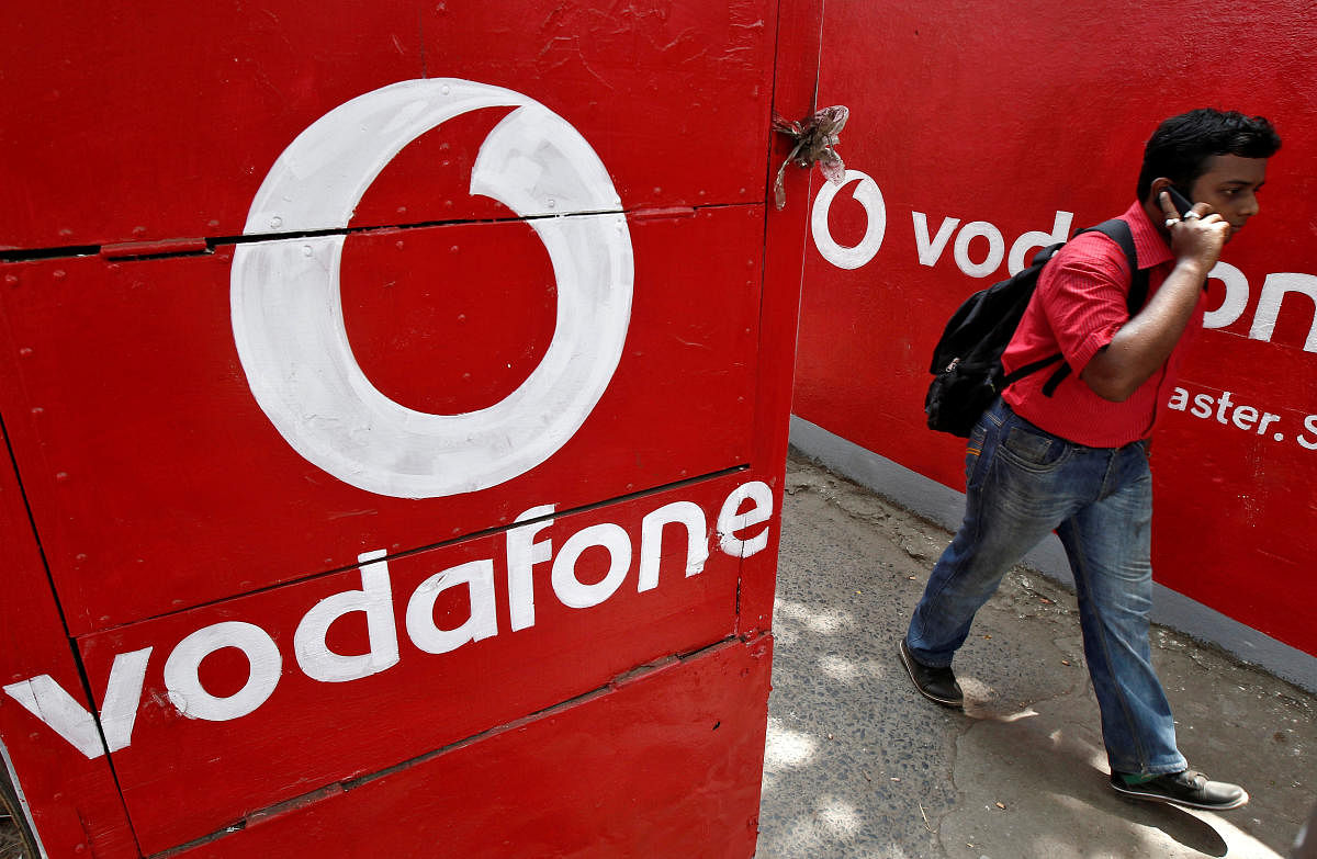 Vodafone logo. Credit: Reuters