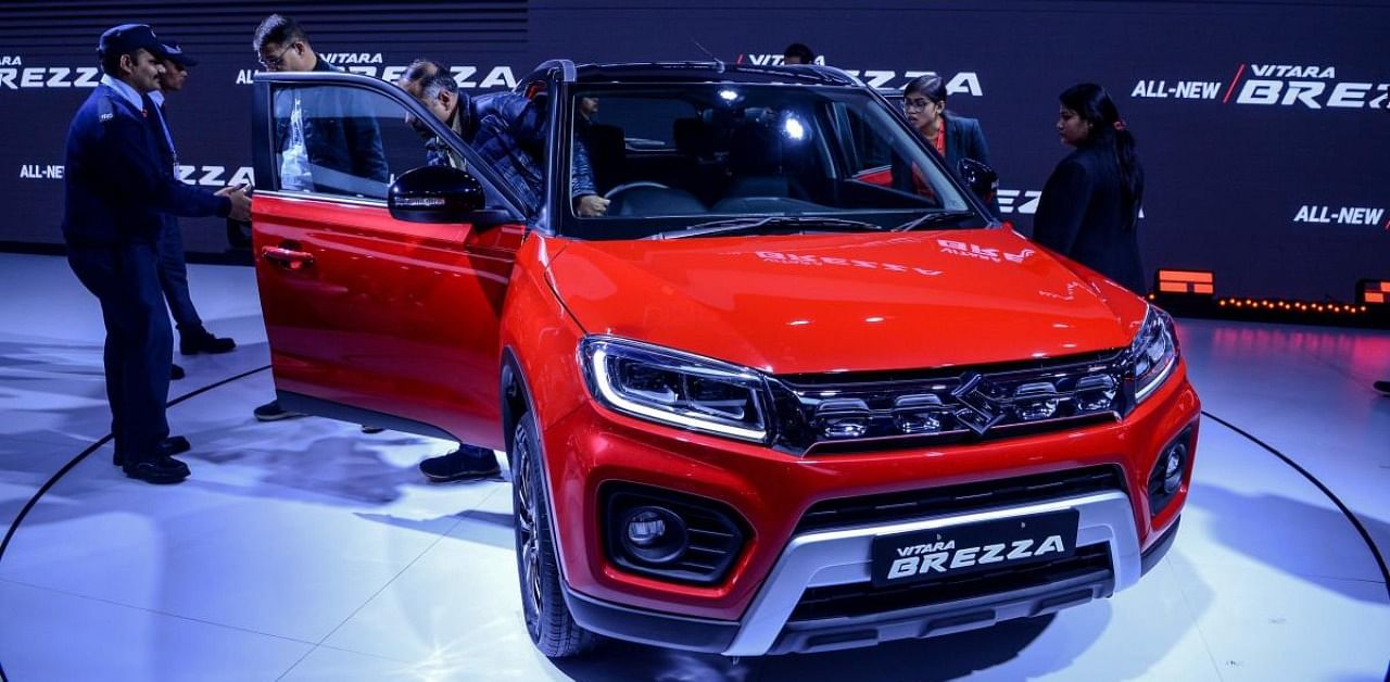 The new Vitara Brezza has already sold over 32,000 units within a short span of six months, the company said in a statement. Credit: AFP