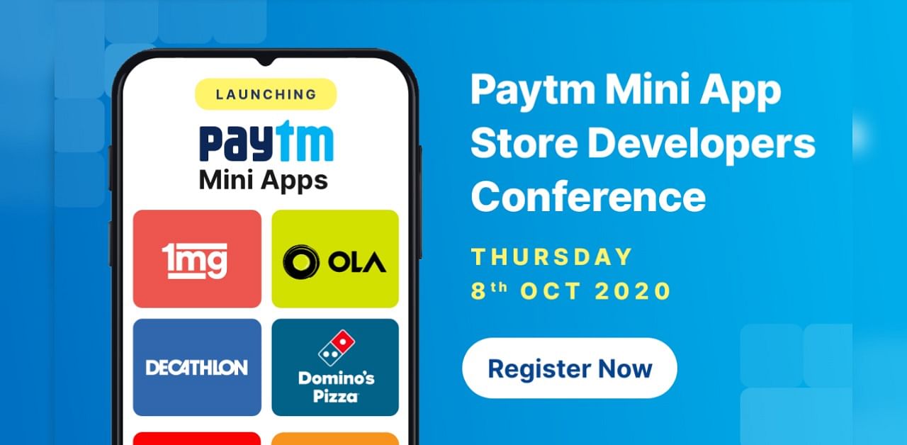 Paytm to host Mini App Store on October 8. Credit: Paytm