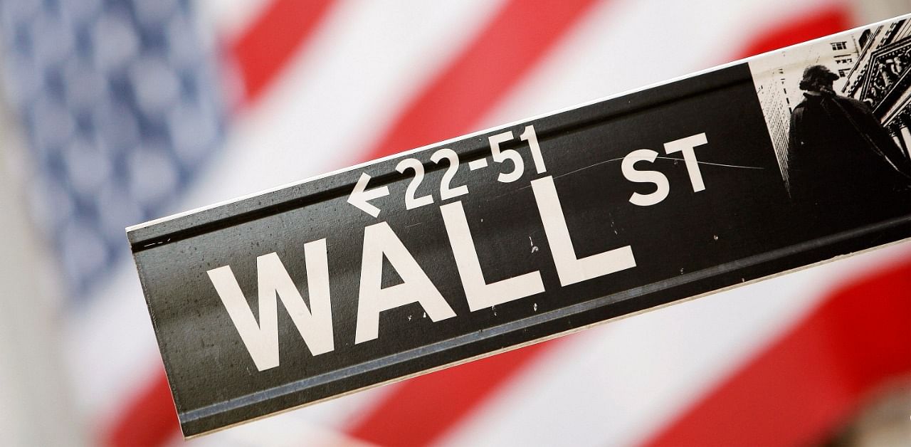 A Wall Street sign is seen outside the New York Stock Exchange. Credit: Reuters Photo
