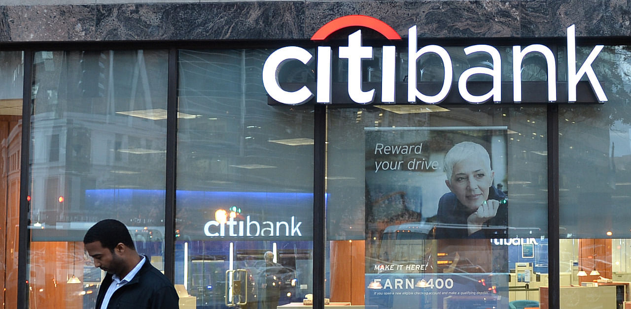 Citibank logo. Credit: AFP Photo