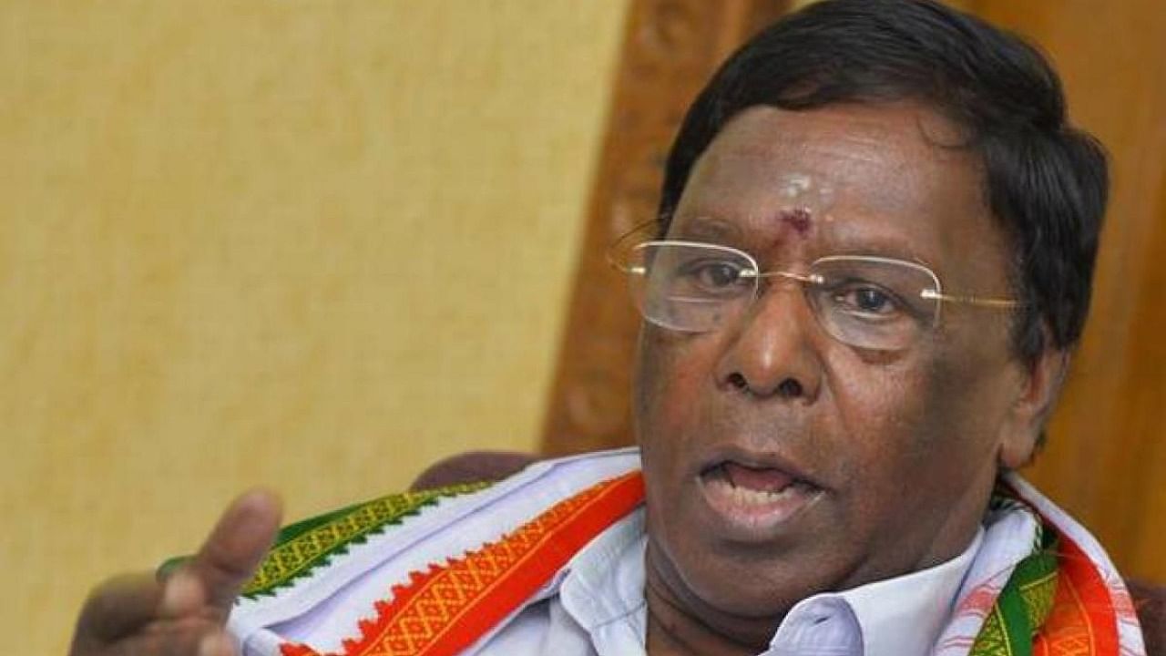 V Narayanasamy. Credit: File photo.