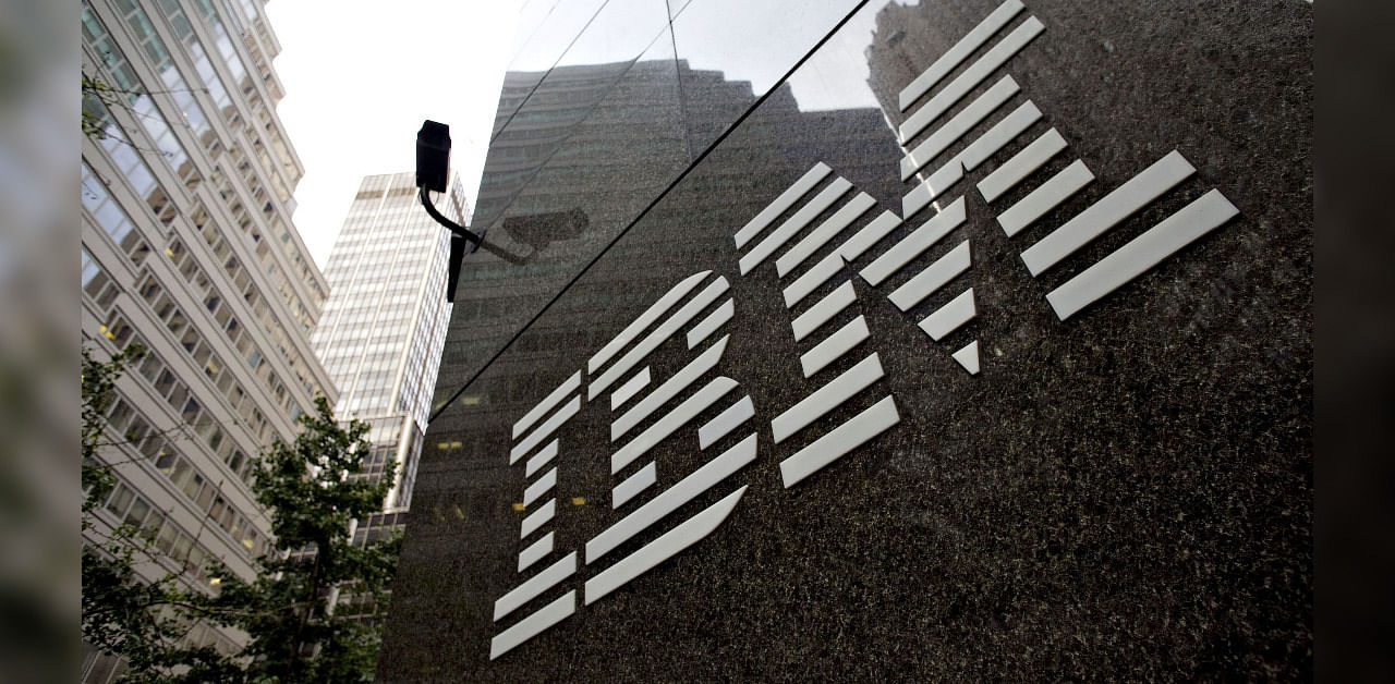 The shift essentially divides IBM into two, splitting its legacy IT-management services from its new hybrid-cloud computing and artificial intelligence unit, which the company hopes will return it to revenue growth -- and relevancy. Credit: Bloomberg