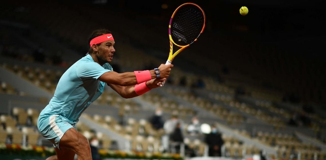 Spain's Rafael Nadal. Credit: AFP
