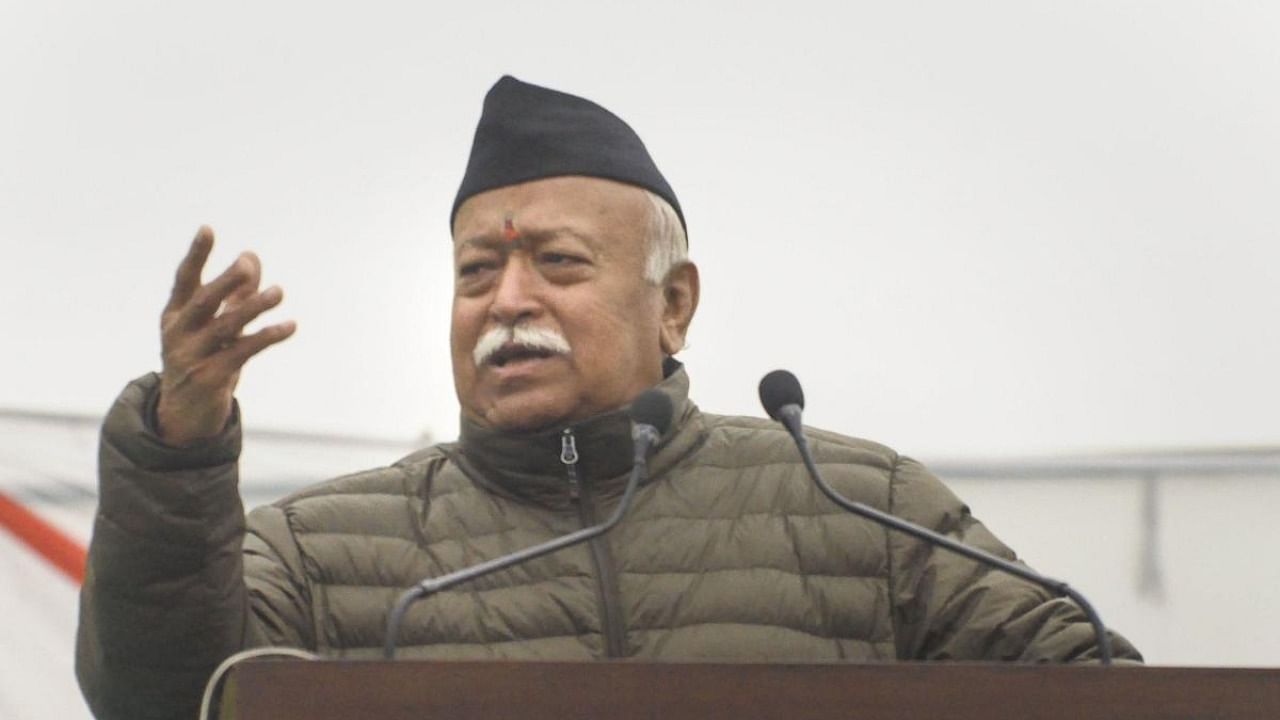 Mohan Bhagwat. Credit: PTI.