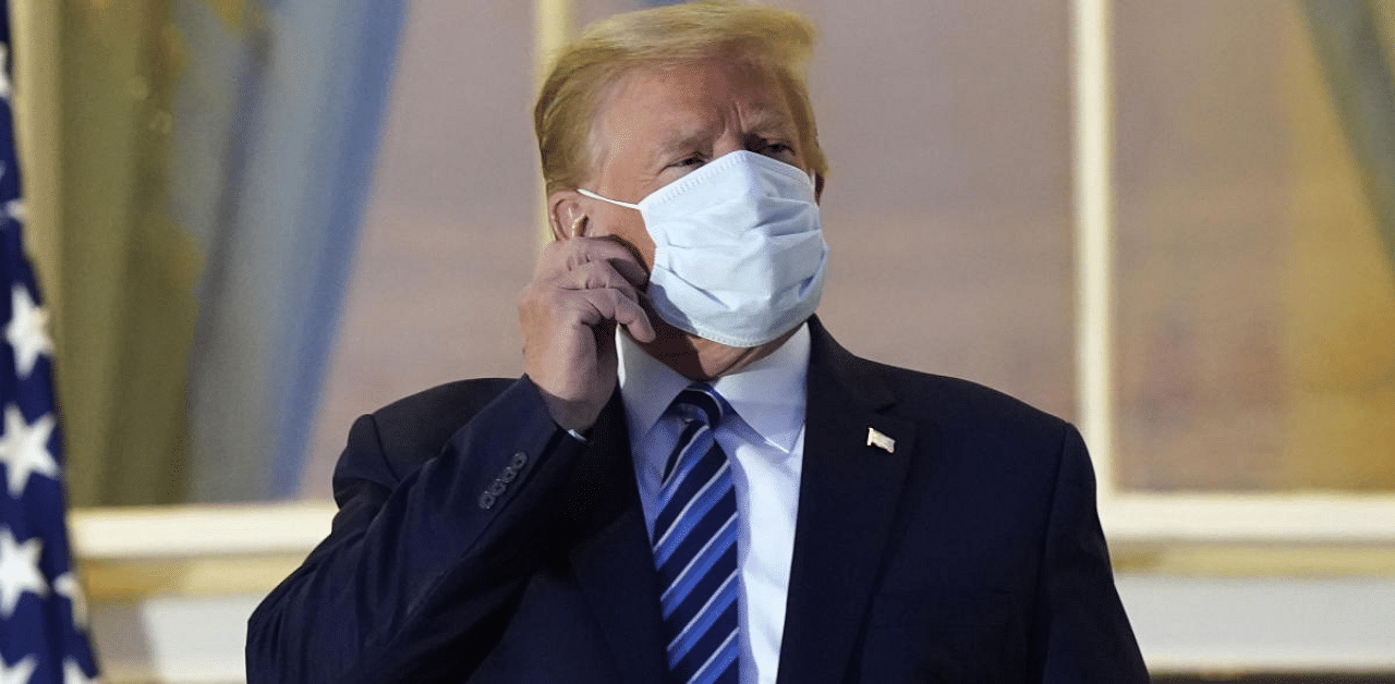 With the election less than four weeks away, that task has become exponentially more difficult with the president infected by a virus that has killed 210,000 Americans on his watch. Credit: AP Photo