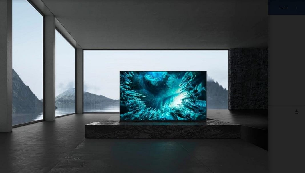 The new Sony 8K smart LED TV launched in India. Credit: Sony India
