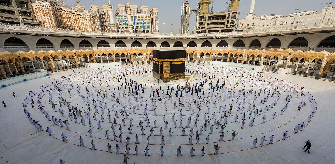 General view of Kaaba. Credit: Reuters Photo