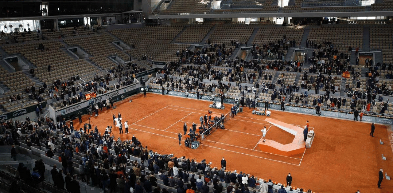 The Roland Garros 2020 French Open tennis tournament in Paris. Credit: AFP Photo